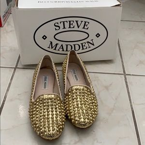 Gold studded Steve madden